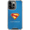 Superman 2025 Classic Superman Shield Emblem iPhone 15 Pro Clear Case